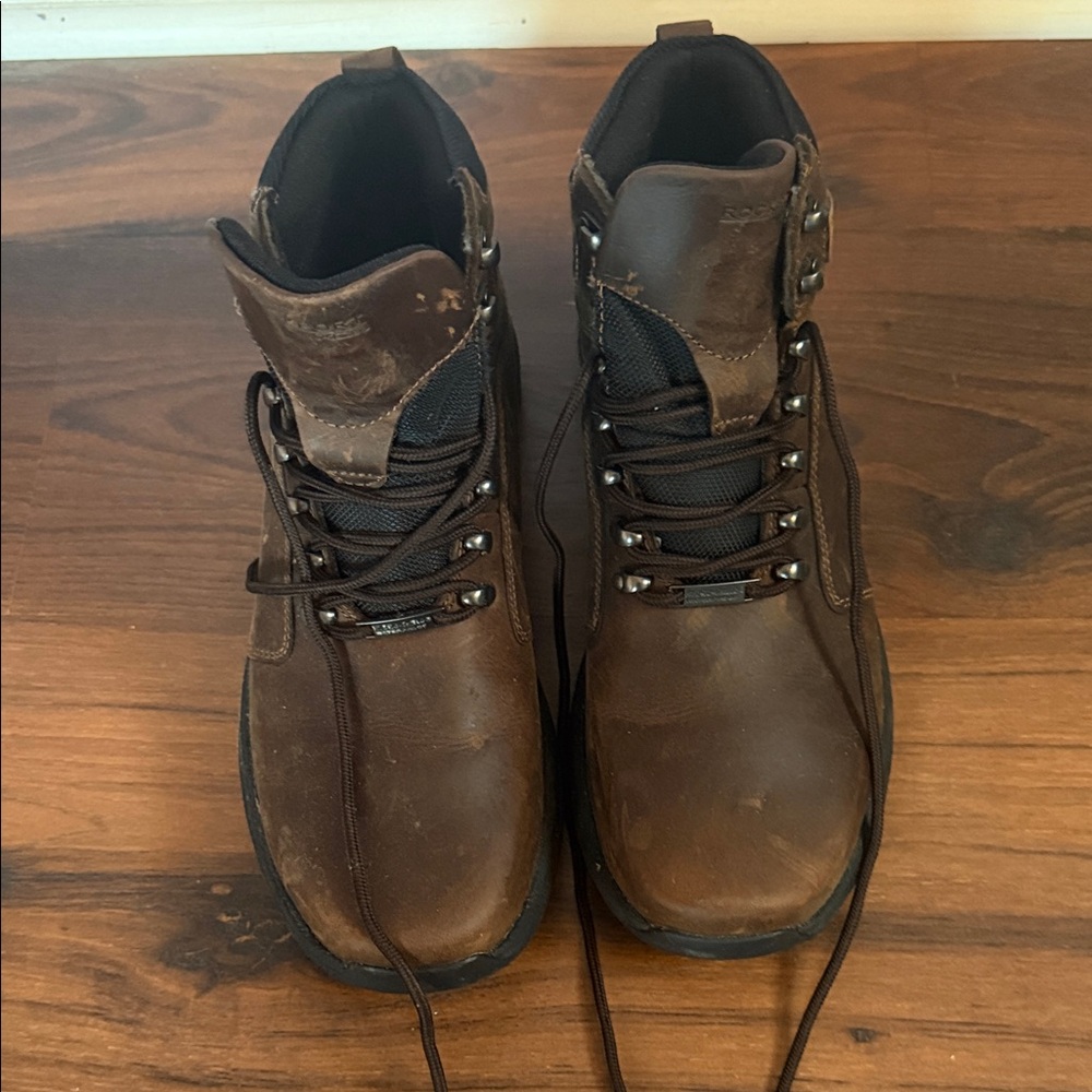 Rockport Dark Brown Leather Boots